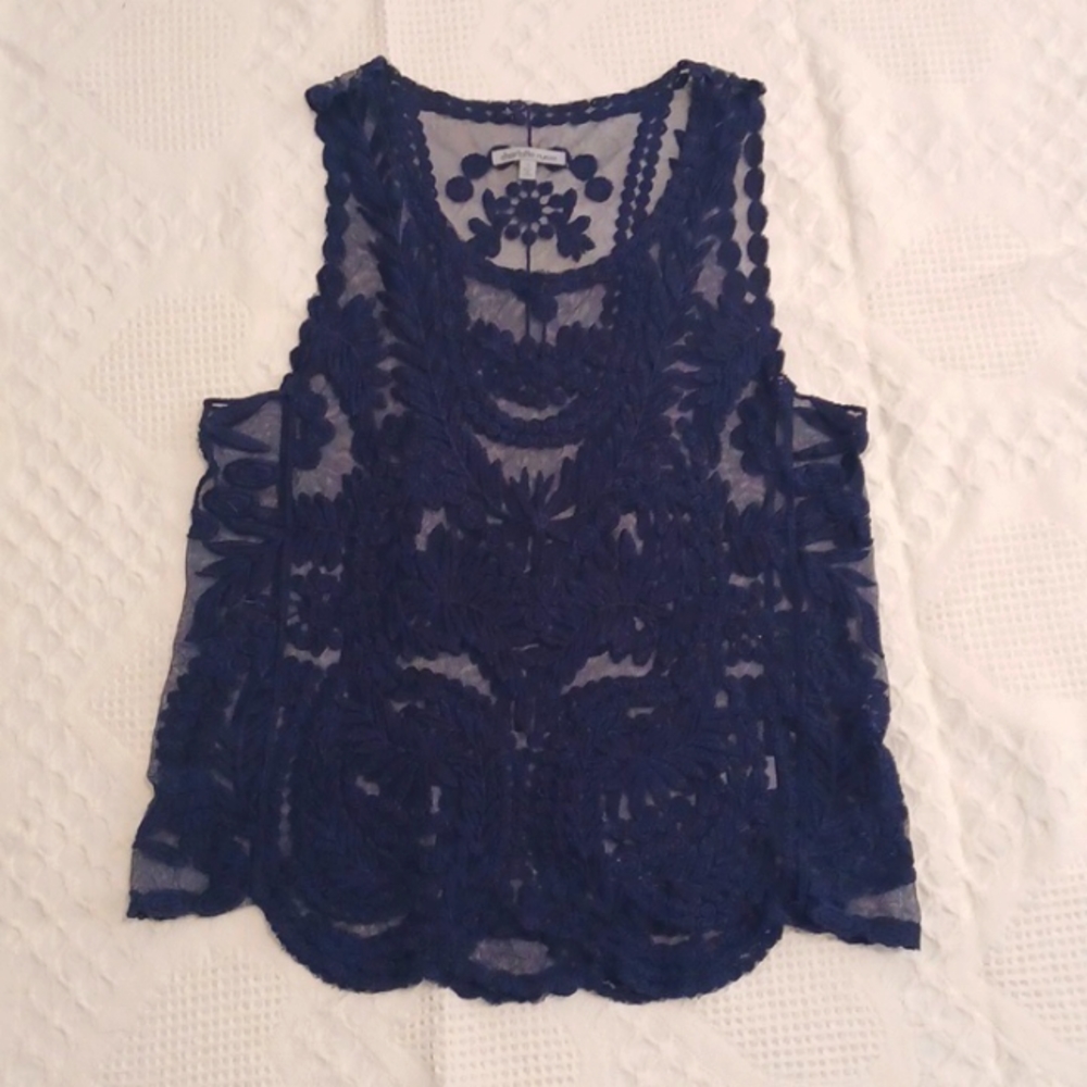 Embroidered Tank Top